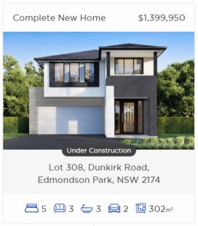 Complete Homes 308 dunkirk Edmondson Park 01