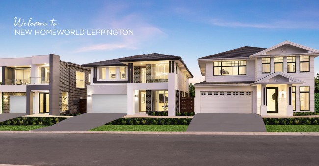 New HomeWorld Leppington three homes