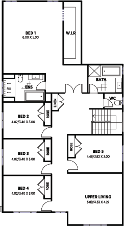 BANNABY 46 DUAL WITH ATTACHED 2 BED GFLAT LHS FF