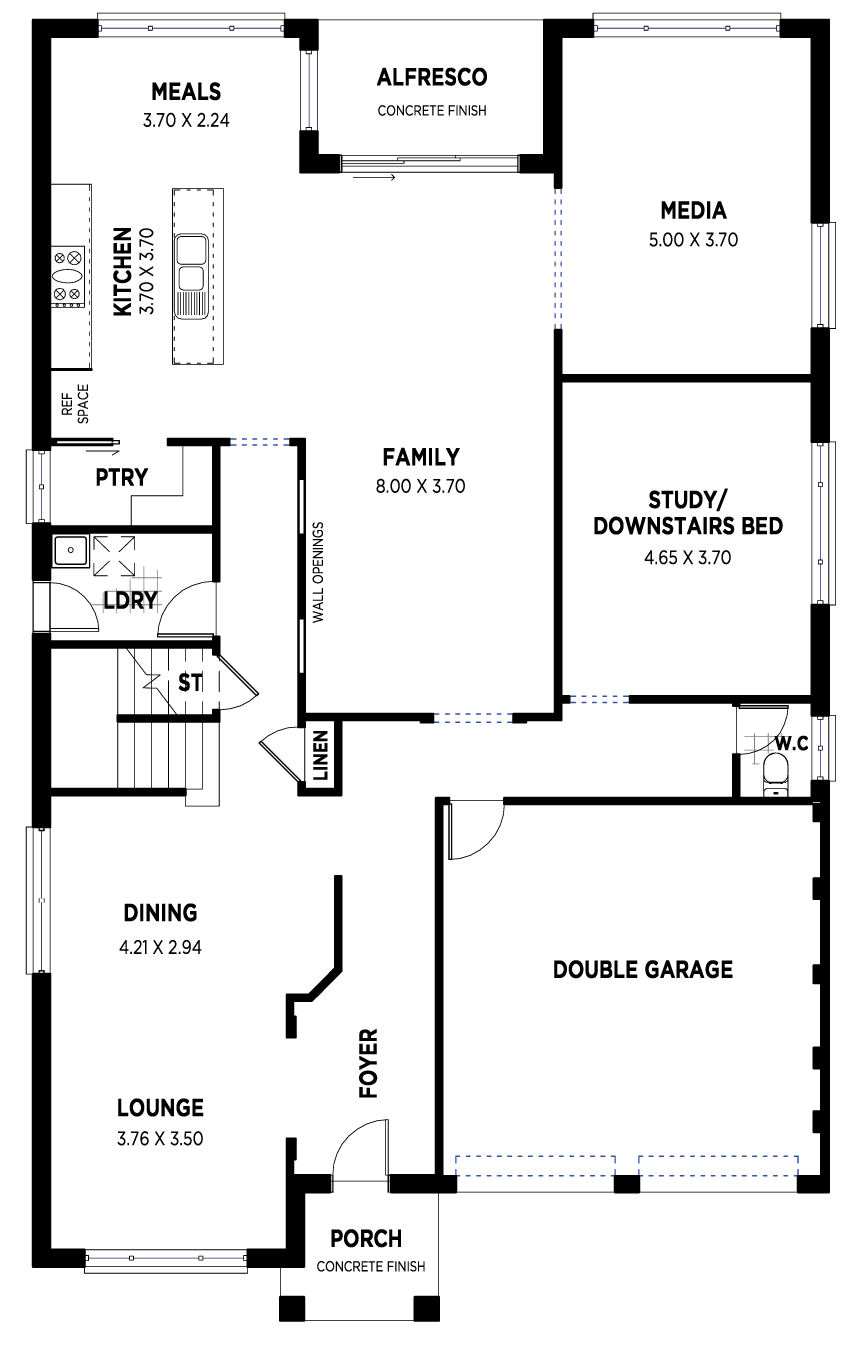 181 THE GRANDWORTH 42.5 RHS static ground
