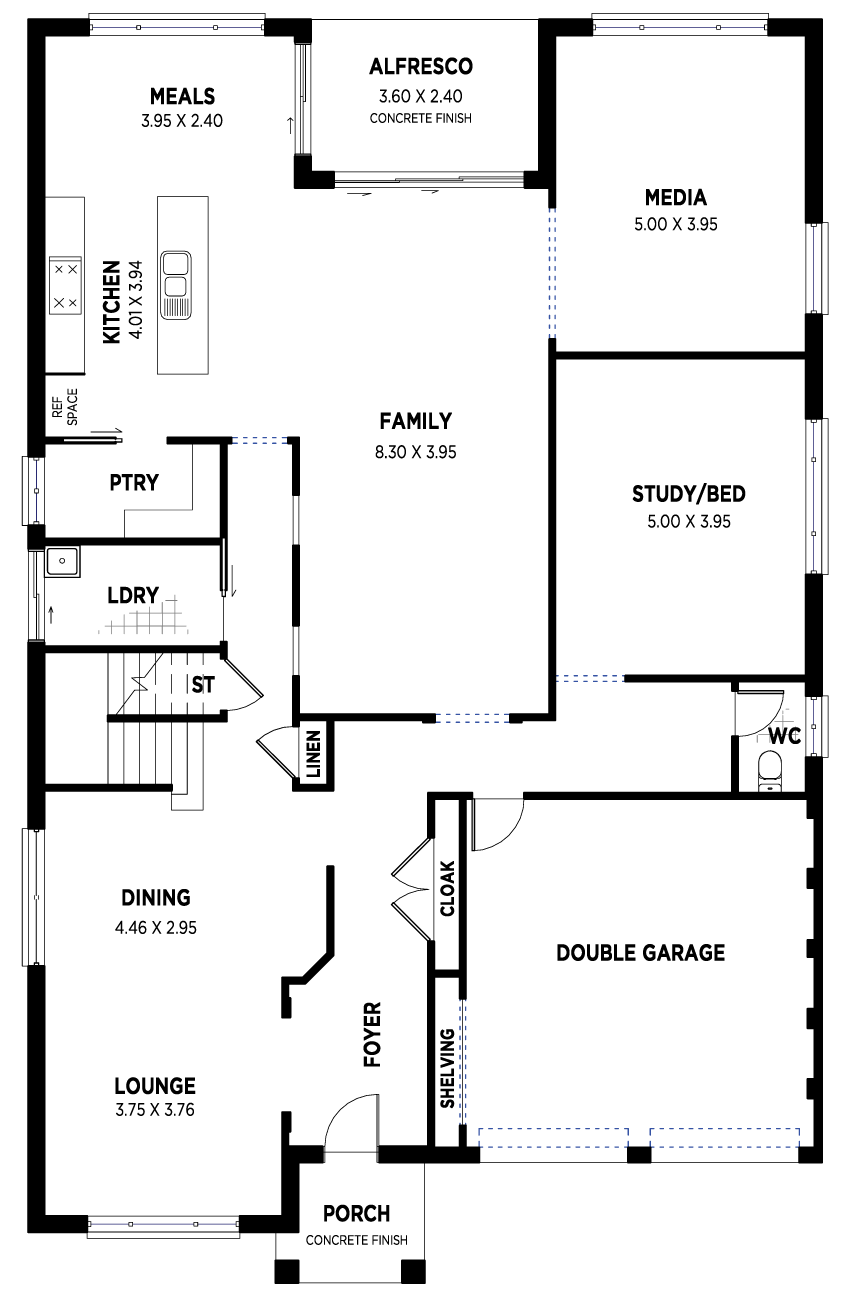 185 THE GRANDWORTH 46.5 RHS static ground