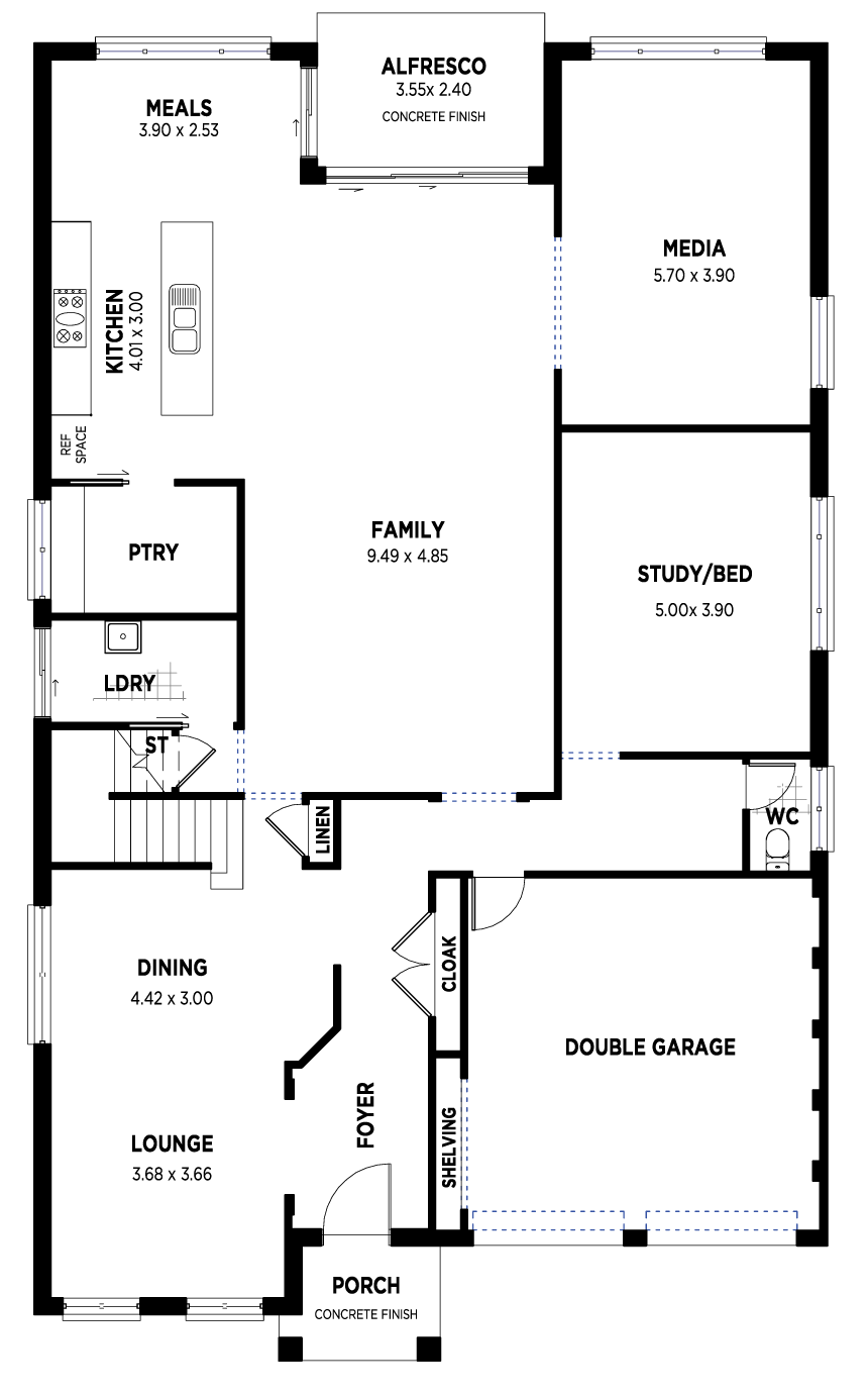 186 THE GRANDWORTH 48.5 RHS static ground