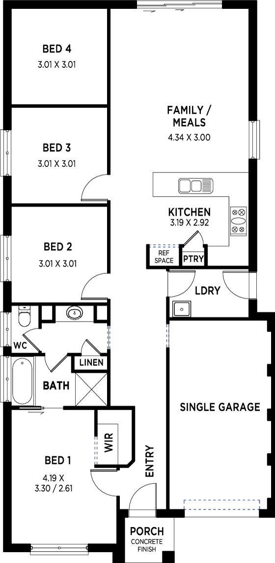 104 THE BANNABY 4 SINGLE RHS Static